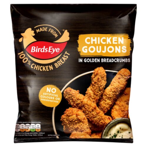 Birds Eye Chicken Goujons in Golden Breadcrumbs 360g