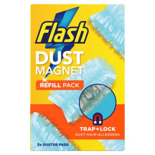 Flash Duster Dust Magnet Trap & Lock Refills 5