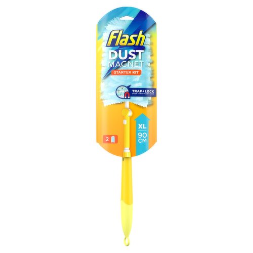 Flash Duster Dust Magnet XL Starter Kit (1 XL Handle + 2 Refills)