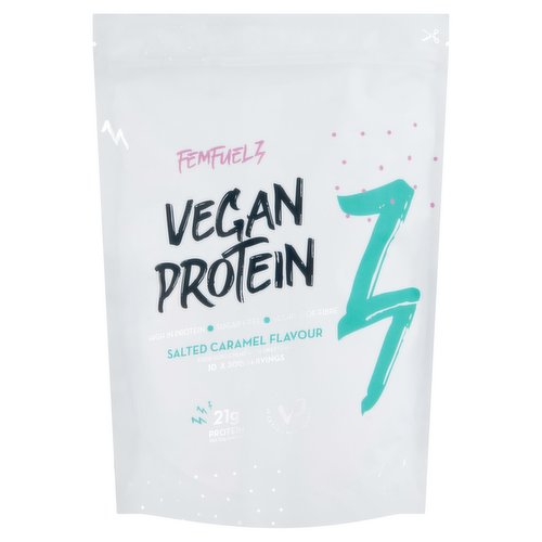 Femfuelz Vegan Protein Salted Caramel Flavour 300g