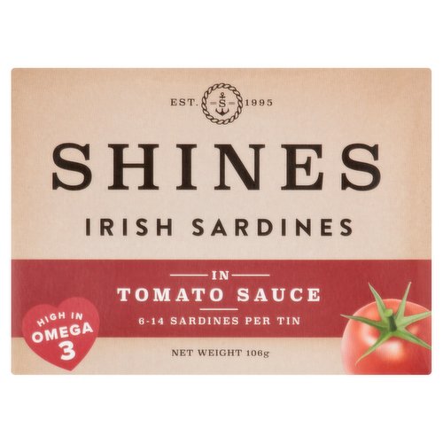 Shines Irish Sardines in Tomato Sauce 106g