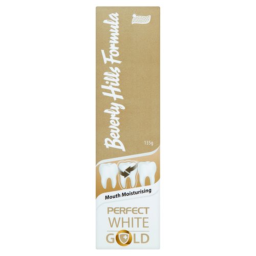 beverly hills perfect white gold toothpaste