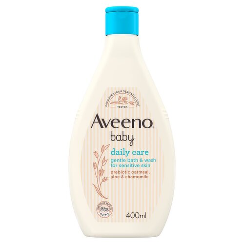 Aveeno Baby, Daily Care Gentle Bath & Wash, For Sensitive Skin, 400ml