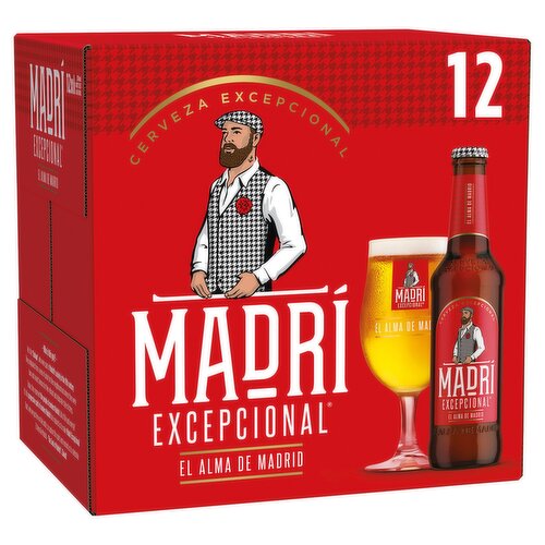 Madri Excepcional Lager 12 x 330ml