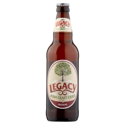 Legacy Irish Medium Cider 5% abv 500ml Bottle