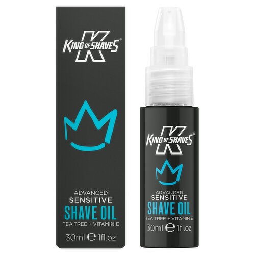 King of Shaves Advanced Sensitive Shave Oil 30ml