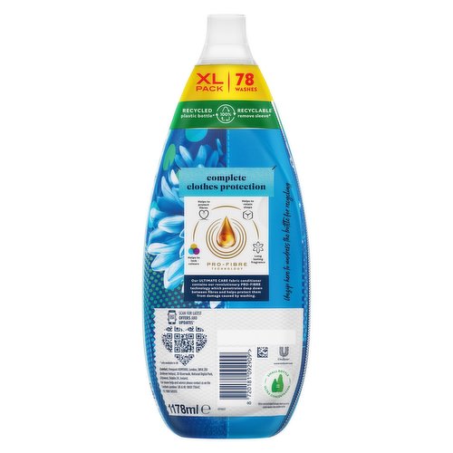 Comfort Ultra-Concentrated Fabric Conditioner Ultimate Care Fresh