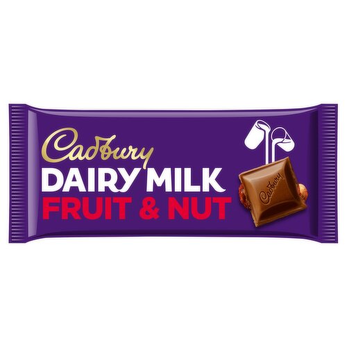 Cadbury Dairy Milk Fruit and Nut Chocolate Bar 180g