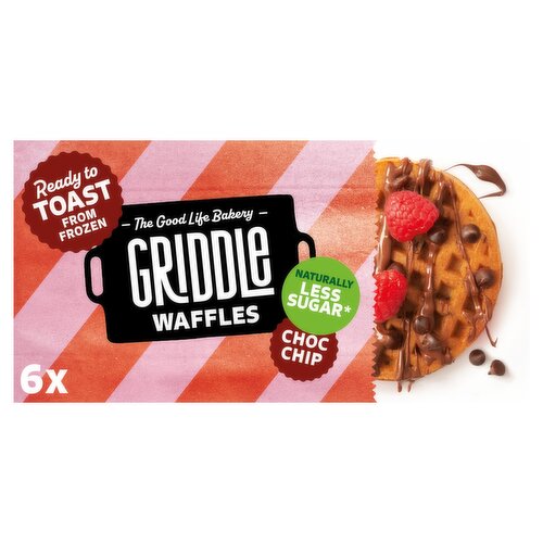 Griddle 6 Waffles Choc Chip 200g