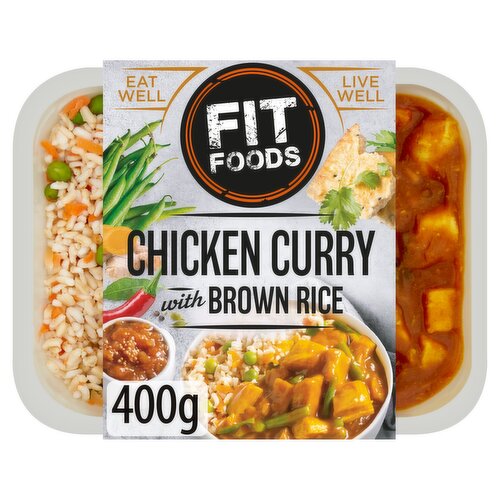 Fit Foods Chicken Curry with Brown Rice 400g