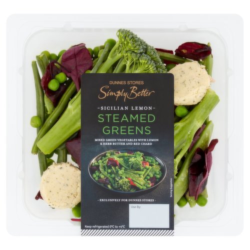 Dunnes Stores Simply Better Sicilian Lemon Steamed Greens 260g