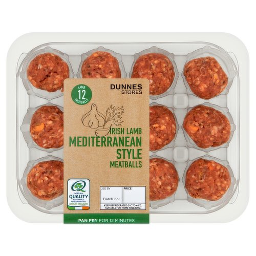 Dunnes Stores 12 Irish Lamb Mediterranean Style Meatballs 240g