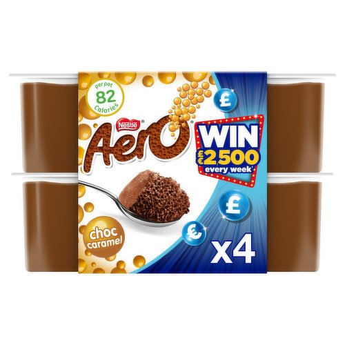 Aero Chocolate Caramel Bubbly Mousse 4 x 58g (232g)