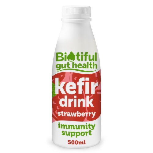 Biotiful Gut Health Kefir Drink Strawberry 500ml