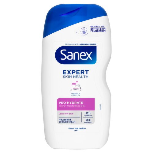 Sanex Expert Skin Health Pro Hydrate Shower Gel Body Wash 450ml