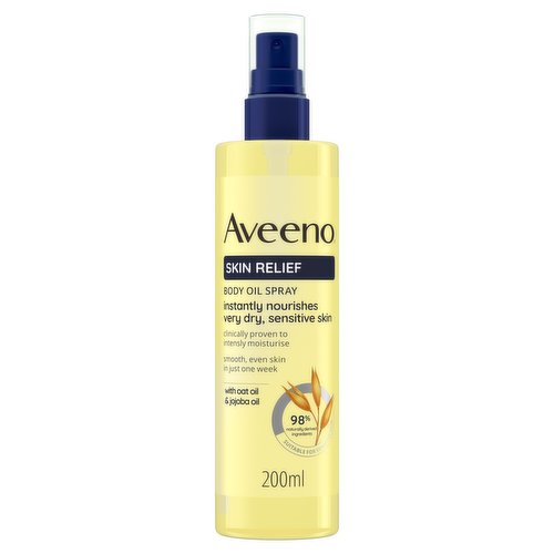 Aveeno Skin Relief Body Oil Spray Moisturiser for Sensitive Skin 200ml