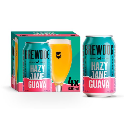 BrewDog Hazy Jane Guava 4 x 330ml