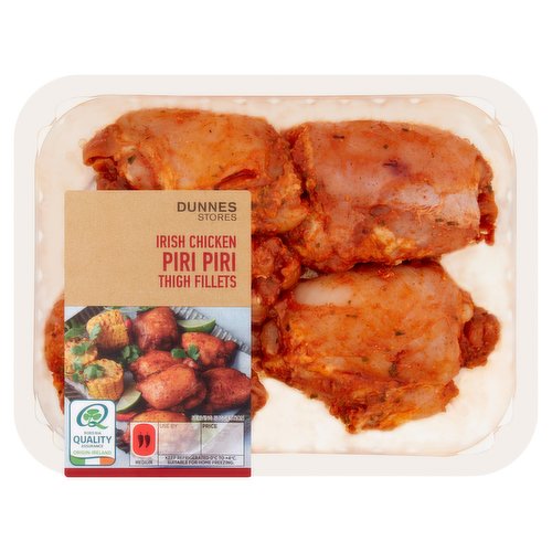 Dunnes Stores Irish Chicken Piri Piri Thigh Fillets 500g