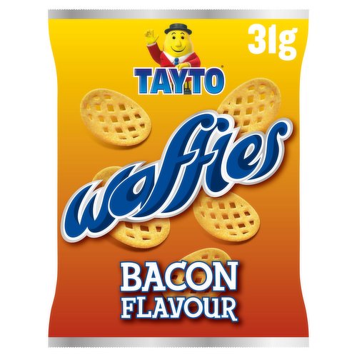 Tayto Waffles Bacon Flavour Potato Snacks 31g