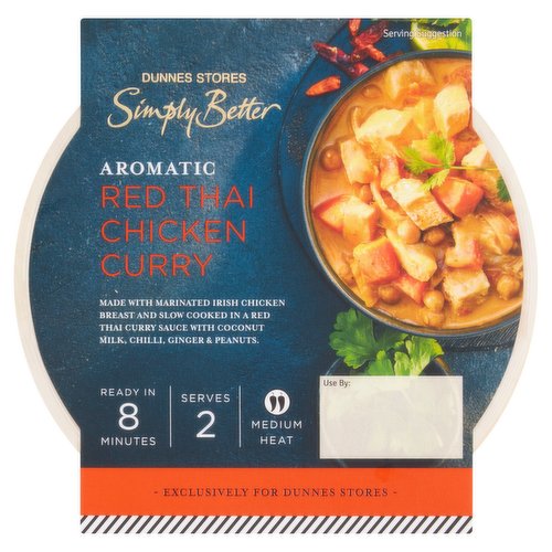 Dunnes Stores Simply Better Aromatic Red Thai Chicken Curry 510g