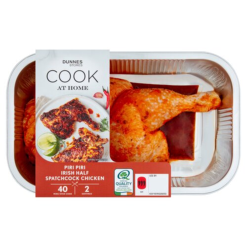 Dunnes Stores Cook at Home Piri Piri Irish Half Spatchcock Chicken 620g