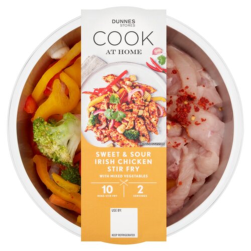 Dunnes Stores Cook at Home Sweet & Sour Irish Chicken Stir Fry 400g