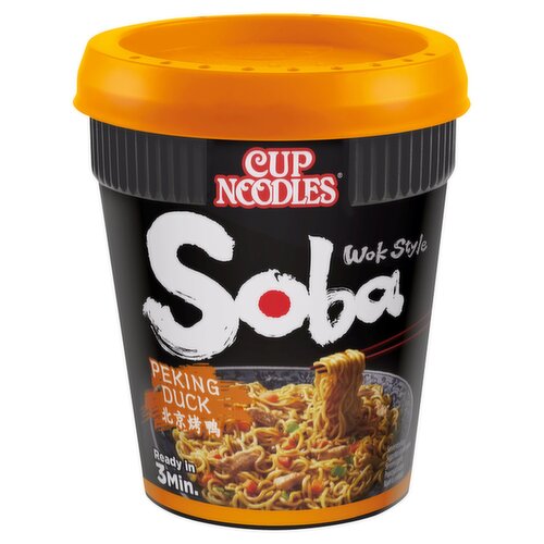 Nissin Soba Peking Duck Instant Wok Style Noodles Pot 87g