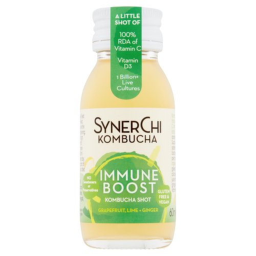 SynerChi Kombucha Immune Boost Kombucha Shot 60ml