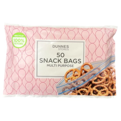 Dunnes Stores 50 Snack Bags Multi Purpose