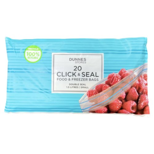 Dunnes Stores  Clear Vacuum Bag - Pack Of 2