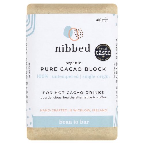 Nibbed Organic Pure Cacao Block 300g