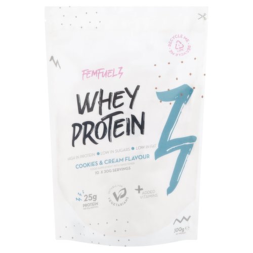 Femfuelz Whey Protein Cookies & Cream Flavour 300g