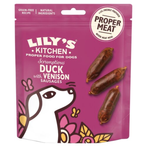 Lily's Kitchen Scrumptious Duck with Venison Sausages 70g