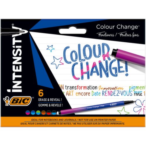 BIC Intensity Colour Change Felt Pen x6