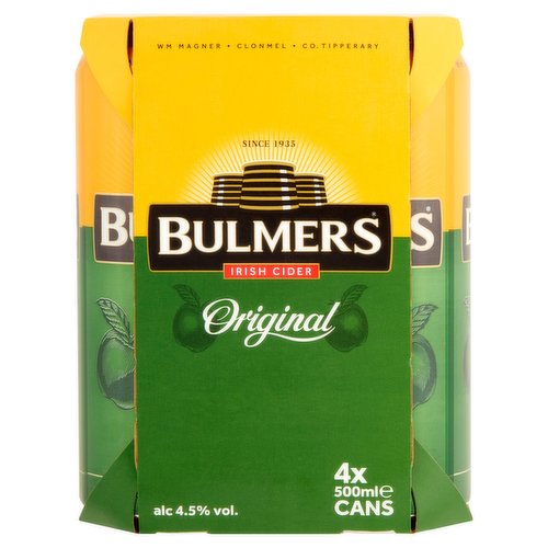 Bulmers Irish Cider Original 4 x 500ml