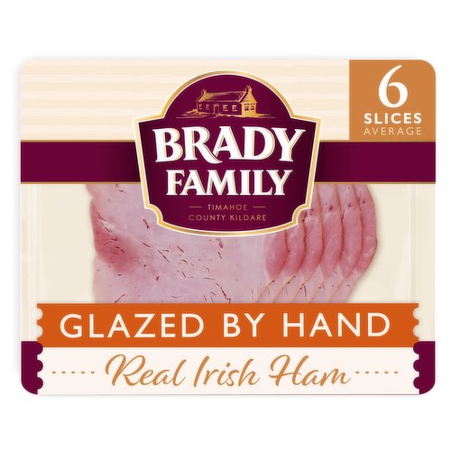BRADY FAMILY 6 Glazed by Hand Real Irish Ham 80g