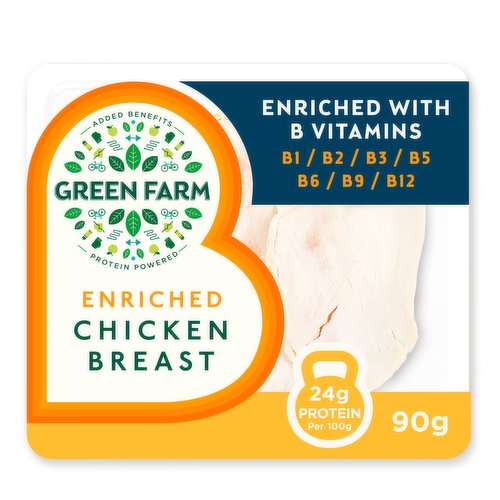 Green Farm Added Benefits Enriched Chicken Breast 90g