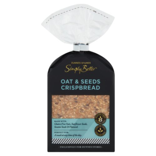 Dunnes Stores Simply Better Oat & Seeds Crispbread 235g