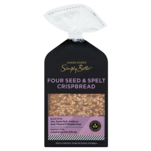 Dunnes Stores Simply Better Four Seed & Spelt Crispbread 235g