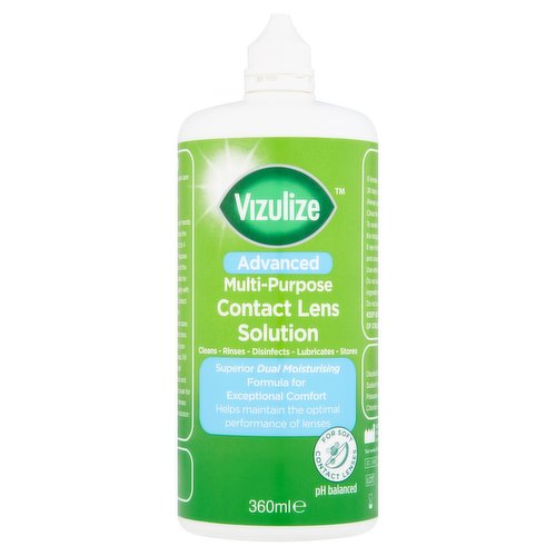 Vizulize Advanced Multi-Purpose Contact Lens Solution 360ml