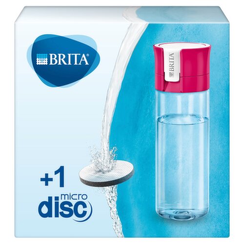 BRITA Water Filter Bottle Pink 0.6L