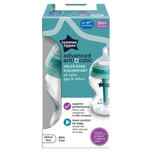 Tommee Tippee Advanced Anticolic Baby Bottle 0m+ 260ml