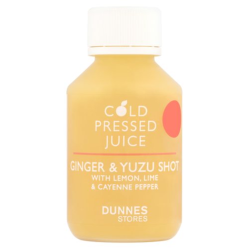 Dunnes Stores Cold Pressed Juice Ginger & Yuzu Shot 100ml