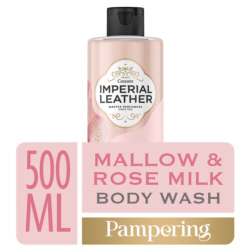 <b>Features</b><br/>Master Perfumers Since 1921<br/>Our creamiest lather enriched with our signature blend<br/>Suitable for vegans<br/><br/><b>Lifestyle</b><br/>Suitable for Vegans<br/><br/><b>Pack Size</b><br/>500mL ℮<br/><br/><br/><b>Ingredients</b><br/>Aqua/Water<br/>Sodium Laureth Sulfate<br/>Cocamidopropyl Betaine<br/>Parfum/Fragrance<br/>Sodium Benzoate<br/>Tetrasodium Glutamate Diacetate<br/>Lactic Acid<br/>Glycol Distearate<br/>Glyceryl Oleate<br/>Hydroxypropyl Methylcellulose<br/>PEG-200 Hydrogenated Glyceryl Palmate<br/>PEG-7 Glyceryl Cocoate<br/>Polyquaternium-7<br/>PEG-6 Caprylic/Capric Glycerides<br/>Diethylamino Hydroxybenzoyl Hexyl Benzoate<br/>Ethylhexyl Methoxycinnamate<br/>Sodium Chloride<br/>CI 14700/Red 4<br/><br/><b>Safety Warning</b><br/>As with all cleansers, if the product gets into eyes, rinse well with water. May Cause Staining.<br/><br/><b>Storage Type</b><br/>Ambient<br/><br/>Country of Origin - United Kingdom<br/><br/><b>Origin</b><br/>Made in UK/GB<br/><br/><b>Company Name</b><br/>PZ Cussons (UK) Ltd. / PZ Cussons (Europe) Ltd.<br/><br/><b>Company Address</b><br/>PZ Cussons (UK) Ltd.,<br/>
3500 Aviator Way,<br/>
Manchester,<br/>
M22 5TG,<br/>
UK.<br/>
<br/>
PZ Cussons (Europe) Ltd.,<br/>
'C', Ardilaun Ct,<br/>
112-114 St Stephens Green,<br/>
Dublin,<br/>
D02 TD28,<br/>
Eire.<br/><br/><b>Durability after Opening</b><br/>Months - 12<br/><br/><b>Telephone Helpline</b><br/>+44(0)800 581 001<br/><br/><b>Web Address</b><br/>www.imperialleather.co.uk<br/><br/><b>Return To</b><br/>UK free phone +44(0)800 581 001<br/>
Freepost,<br/>
PZ Cussons (UK) Ltd.,<br/>
3500 Aviator Way,<br/>
Manchester,<br/>
M22 5TG,<br/>
UK.<br/>
<br/>
PZ Cussons (Europe) Ltd.,<br/>
'C', Ardilaun Ct,<br/>
112-114 St Stephens Green,<br/>
Dublin,<br/>
D02 TD28,<br/>
Eire.<br/>
www.imperialleather.co.uk<br/><br/>