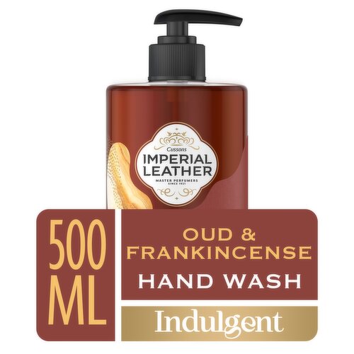 IMPERIAL LEATHER Indulgent Hand Wash Antibacterial Oud & Frankincense 500ml