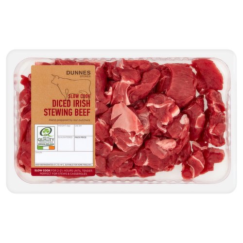 Dunnes Stores Slow Cook Diced Irish Stewing Beef  720g