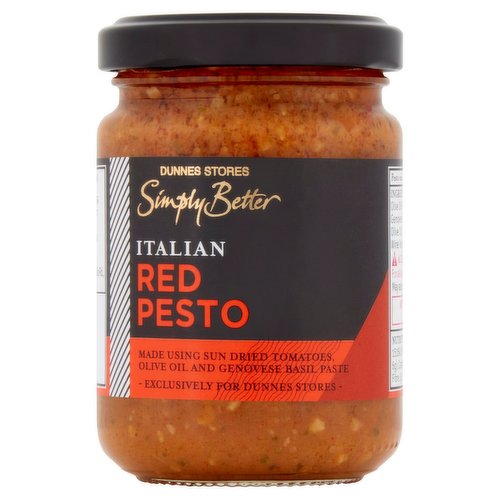 Dunnes Stores Simply Better Italian Red Pesto 130g