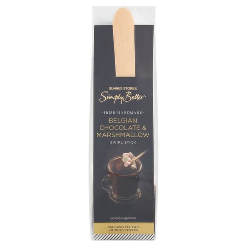 Dunnes Stores Simply Better Belgian Chocolate & Marshmallow Swirl Stick 43g