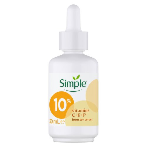 Simple  Booster Serum 10% Vitamin C + E + F* serum 30 ml 