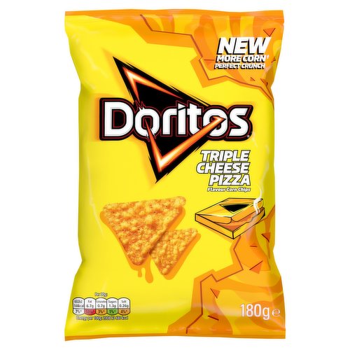 Doritos Triple Cheese Pizza Sharing Tortilla Chips Crisps 180g